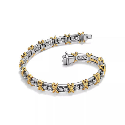 Eterna Crystal Bracelet-Bracelets-Blizzm