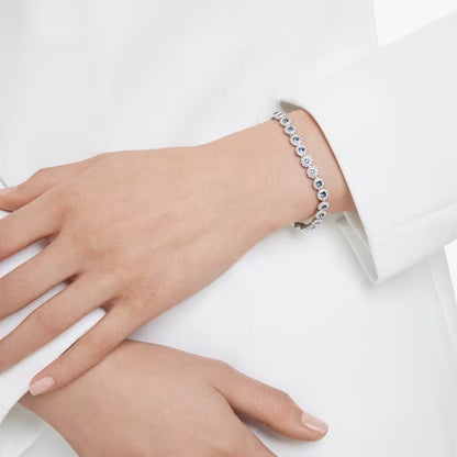 Eternal Shine Tennis Bracelet – Round Cut-Bracelets-Blizzm