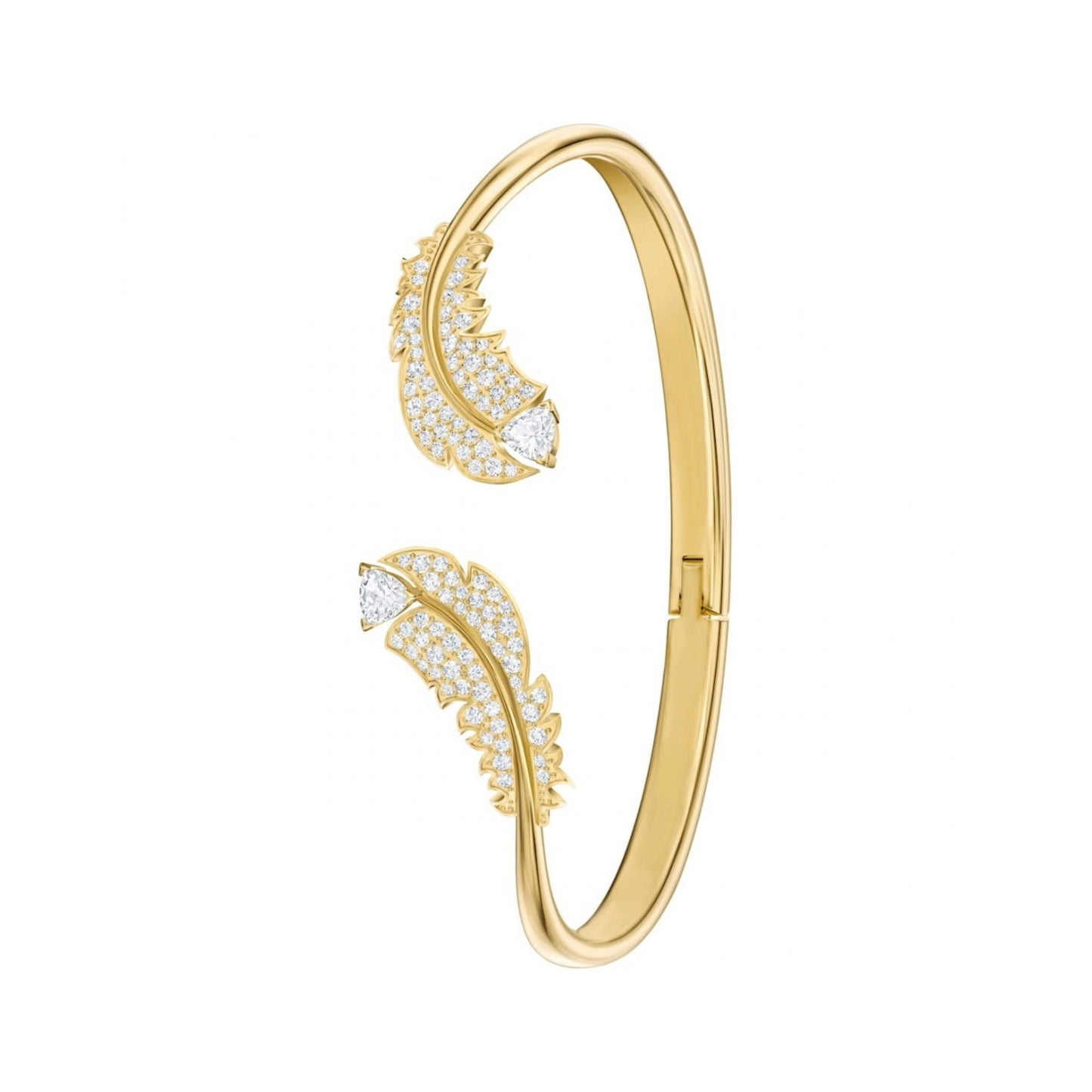Golden Feather Radiance Bracelet-Bracelets-Blizzm