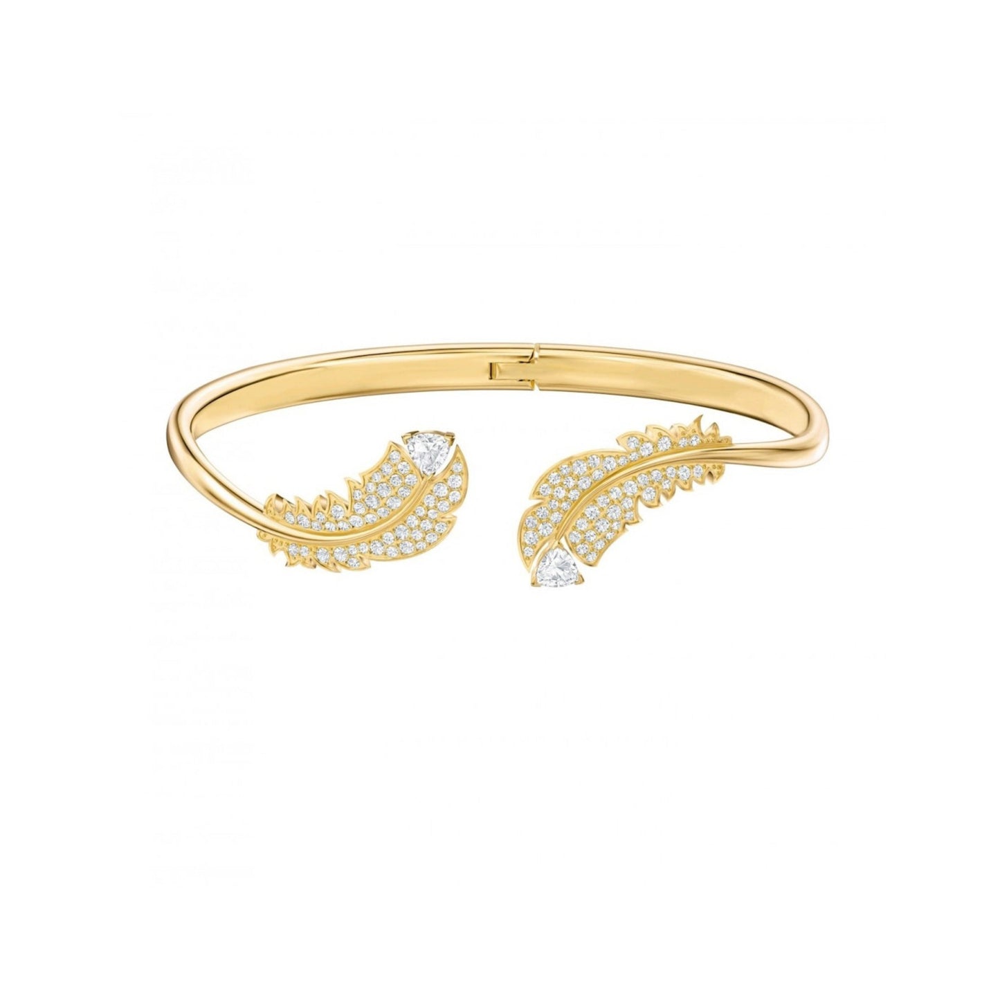 Golden Feather Radiance Bracelet-Bracelets-Blizzm