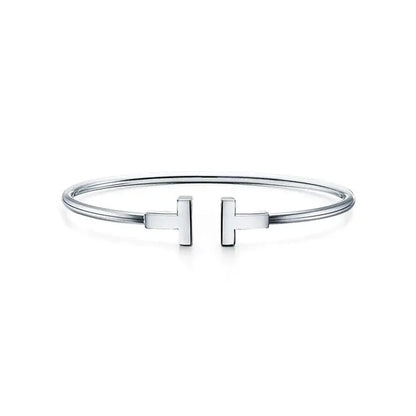 Inlay Crossbar Wire Bracelet-Bracelets-Blizzm