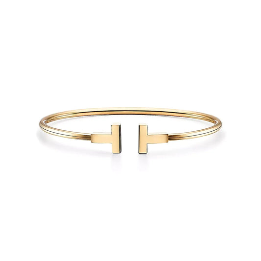 Inlay Crossbar Wire Bracelet-Bracelets-Blizzm