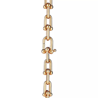 Isla Graduated Pearl Link Necklace-Necklaces-Blizzm