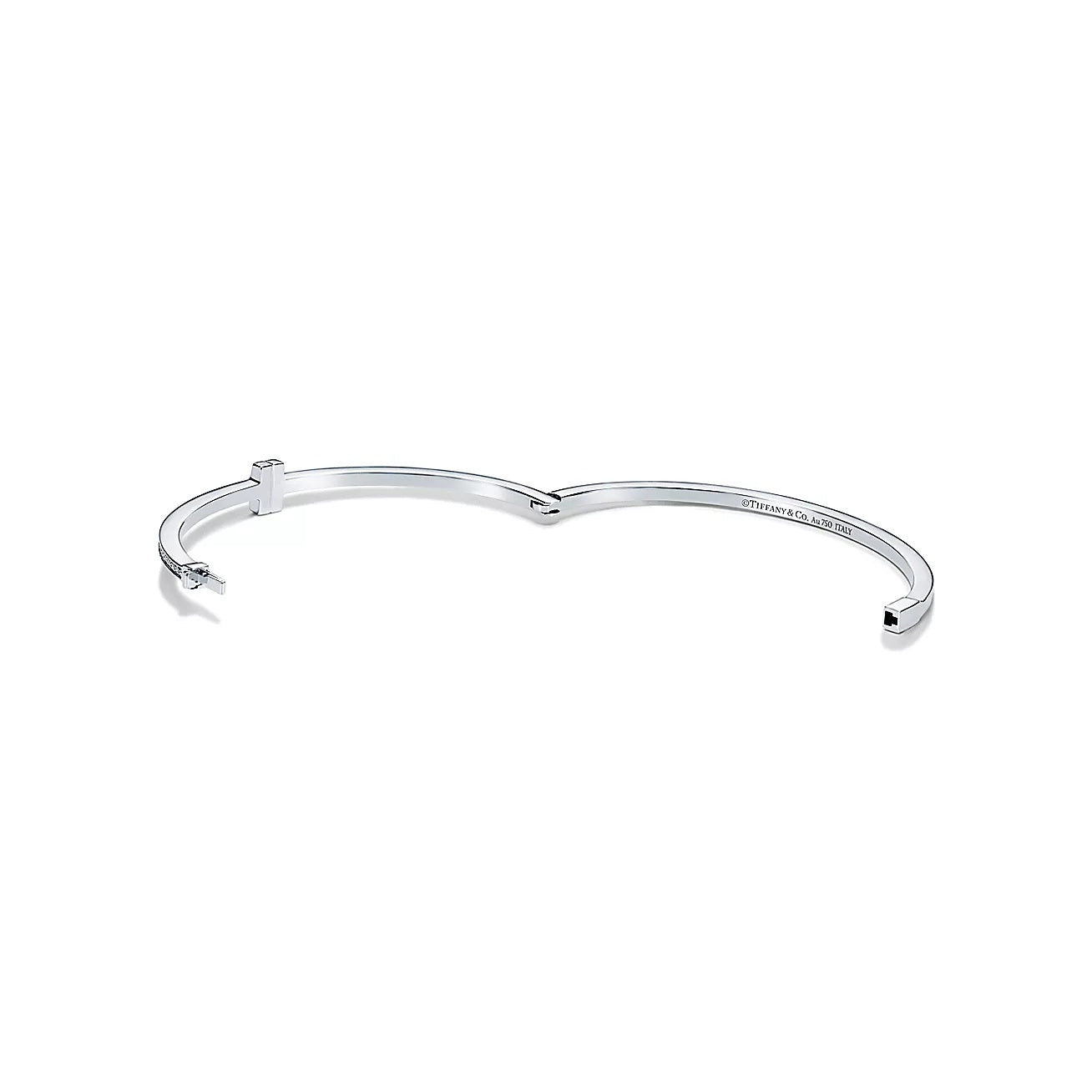 Linea Pave Hinged Bangle-Bracelets-Blizzm