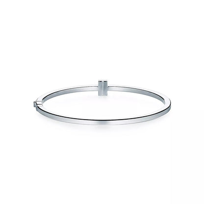 Linea Pave Hinged Bangle-Bracelets-Blizzm