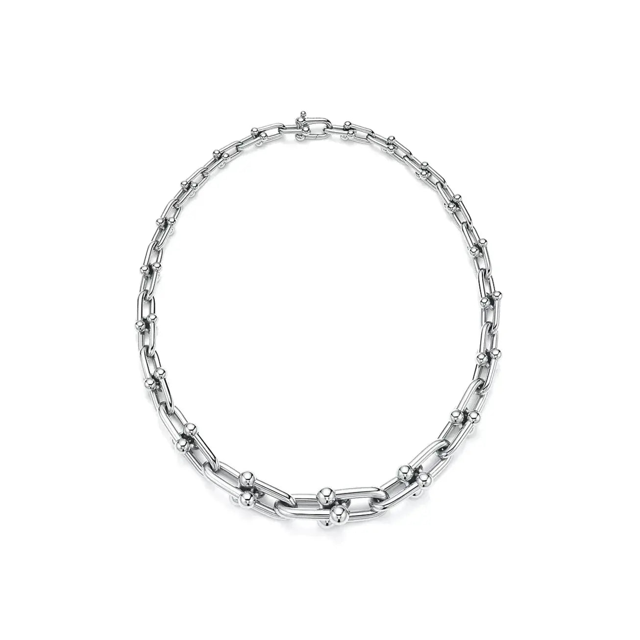 Link Graduated Necklace-Necklaces-Blizzm