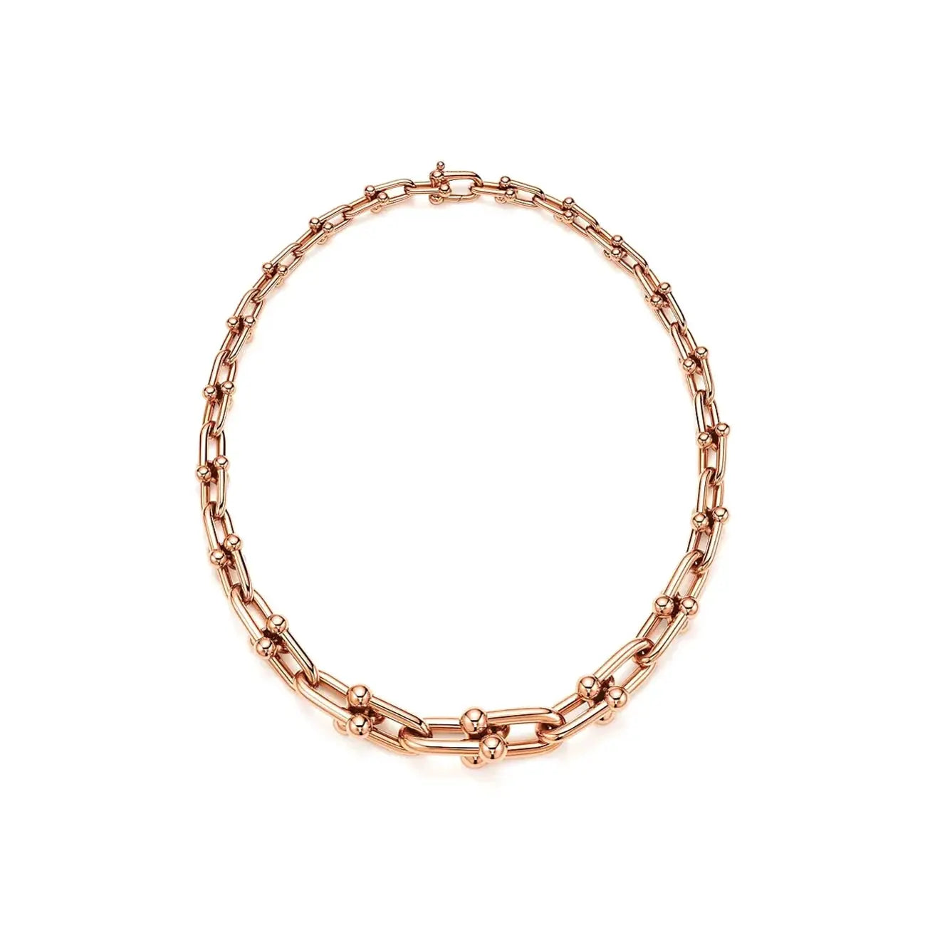 Link Graduated Necklace-Necklaces-Blizzm