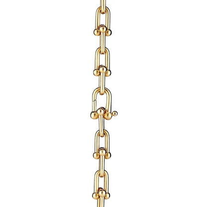 Link Graduated Necklace-Necklaces-Blizzm