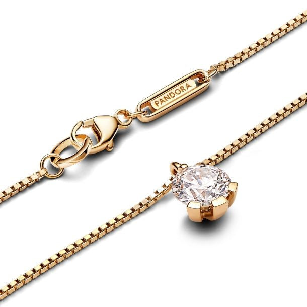 Liora Floating Pendant Necklace-Necklaces-Blizzm
