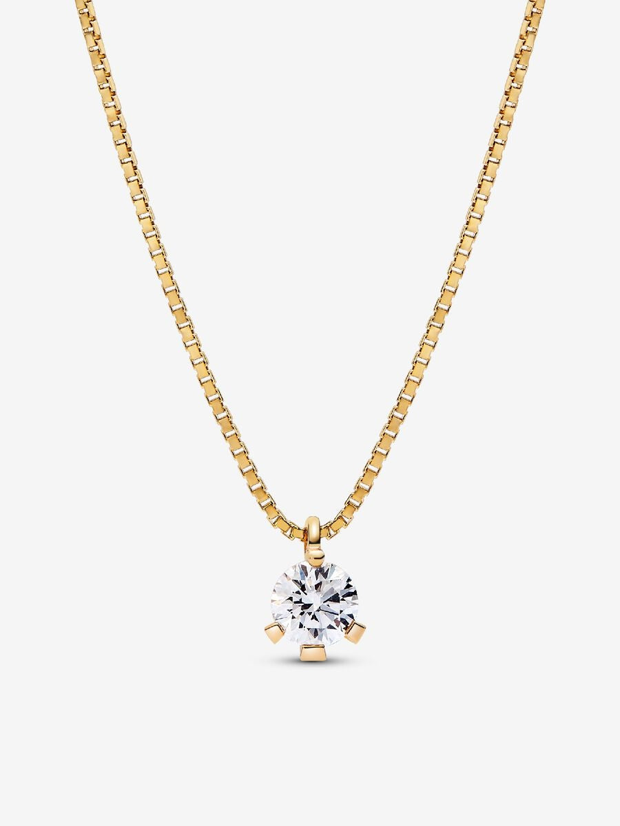 Liora Floating Pendant Necklace-Necklaces-Blizzm