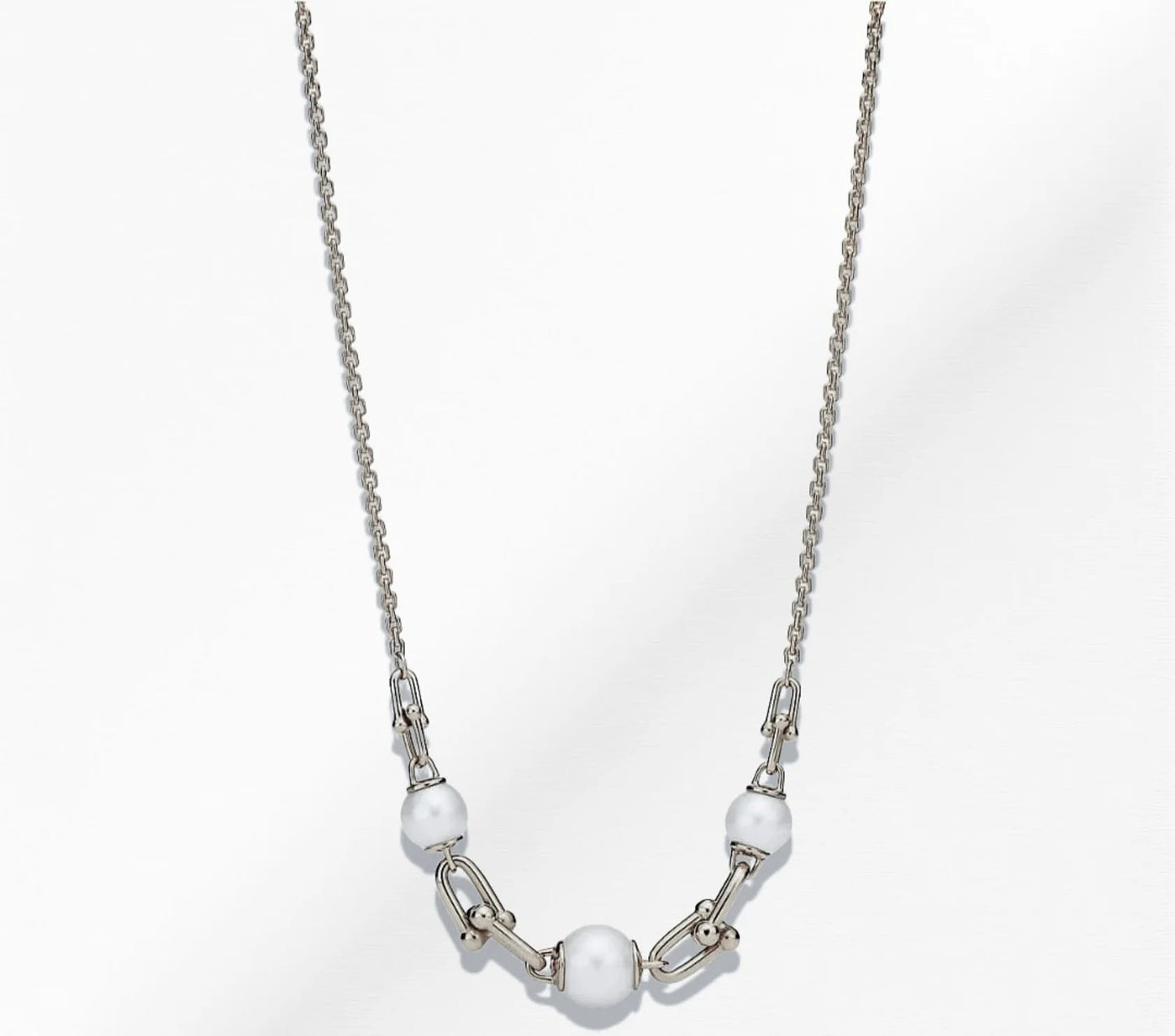 Liora Pearl Link Necklace-Necklaces-Blizzm