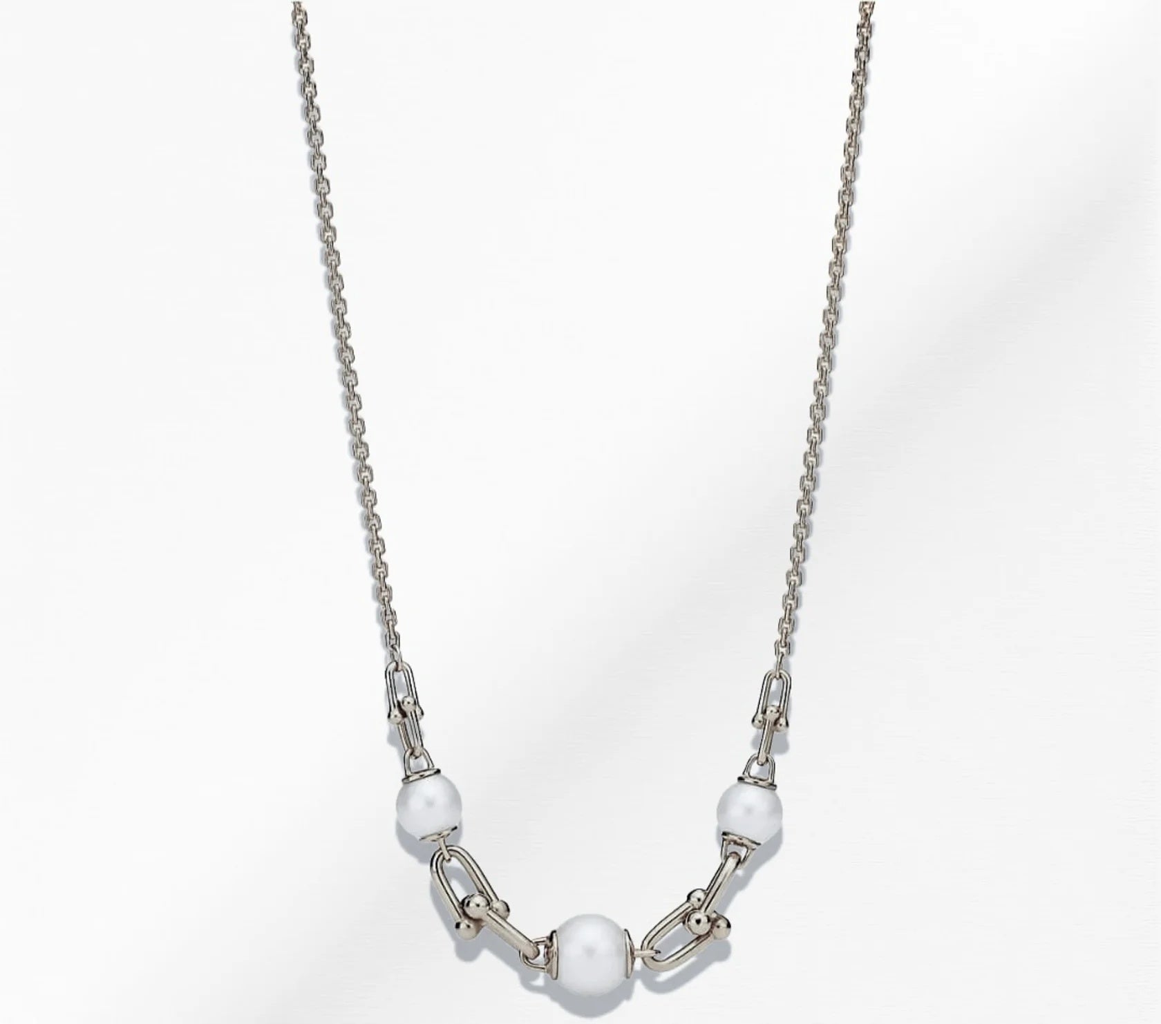 Liora Pearl Link Necklace-Necklaces-Blizzm