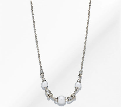 Liora Pearl Link Necklace-Necklaces-Blizzm