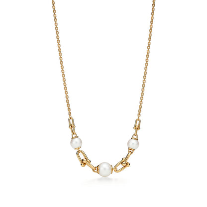 Liora Pearl Link Necklace-Necklaces-Blizzm