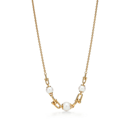 Liora Pearl Link Necklace-Necklaces-Blizzm