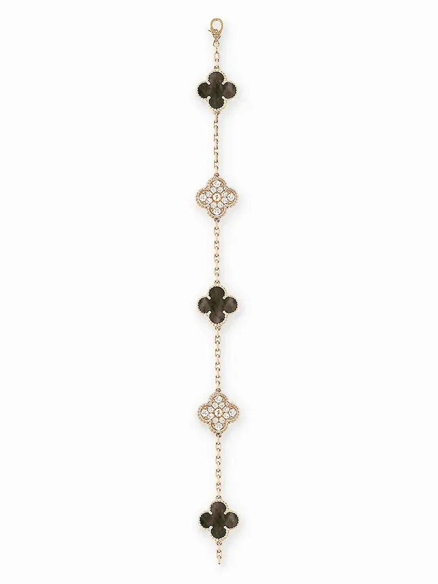 Luxury Clover Crystal Bracelet-Bracelets-Blizzm