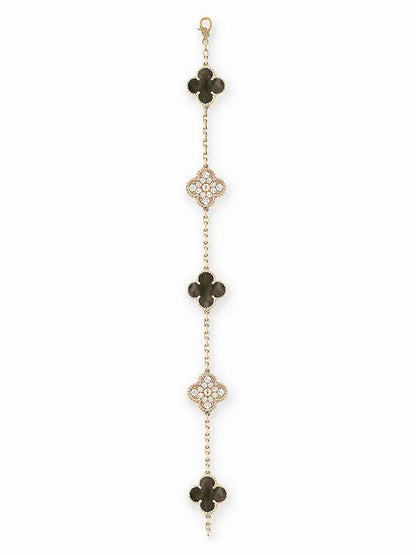 Luxury Clover Crystal Bracelet-Bracelets-Blizzm