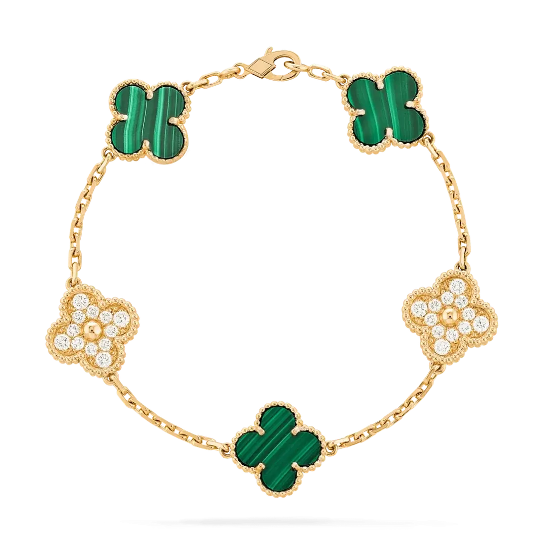 Luxury Clover Crystal Bracelet-Bracelets-Blizzm
