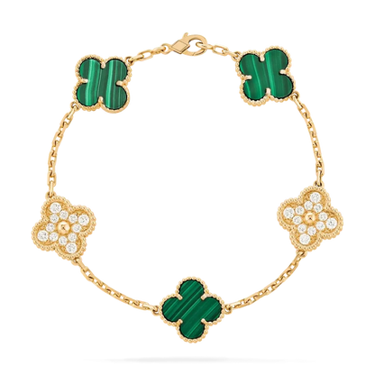 Luxury Clover Crystal Bracelet-Bracelets-Blizzm