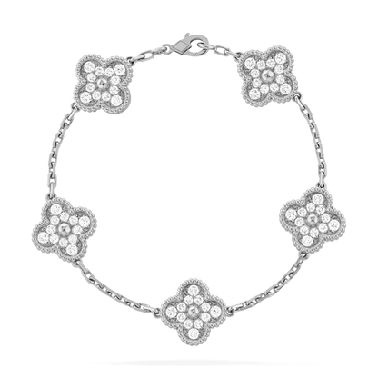 Luxury Clover Crystal Bracelet-Bracelets-Blizzm