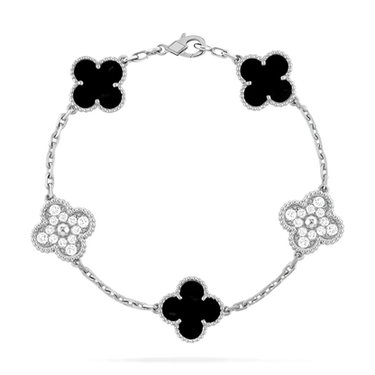 Luxury Clover Crystal Bracelet-Bracelets-Blizzm