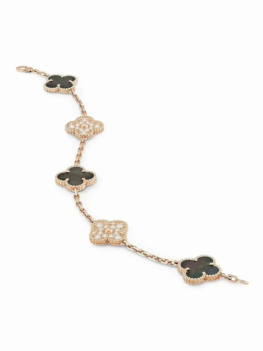 Luxury Clover Crystal Bracelet-Bracelets-Blizzm