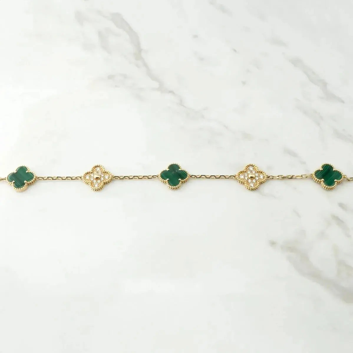 Luxury Clover Crystal Bracelet-Bracelets-Blizzm