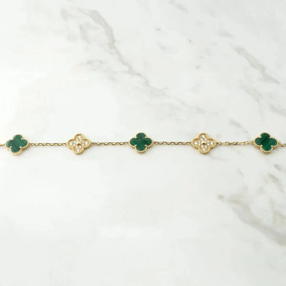 Luxury Clover Crystal Bracelet-Bracelets-Blizzm