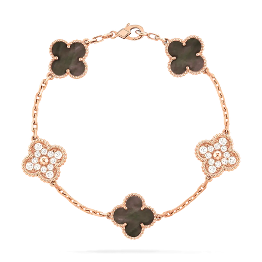 Luxury Clover Crystal Bracelet-Bracelets-Blizzm