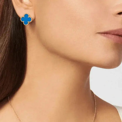 Luxury Clover Earrings-Earrings-Blizzm
