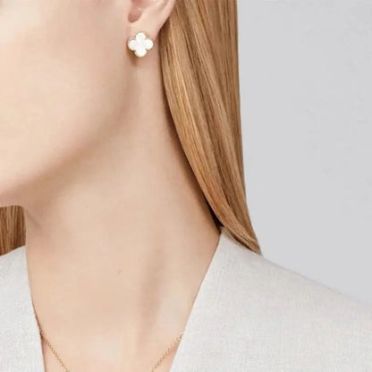 Luxury Clover Earrings-Earrings-Blizzm