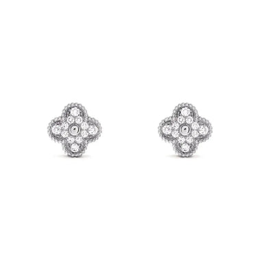 Luxury Clover Earrings-Earrings-Blizzm