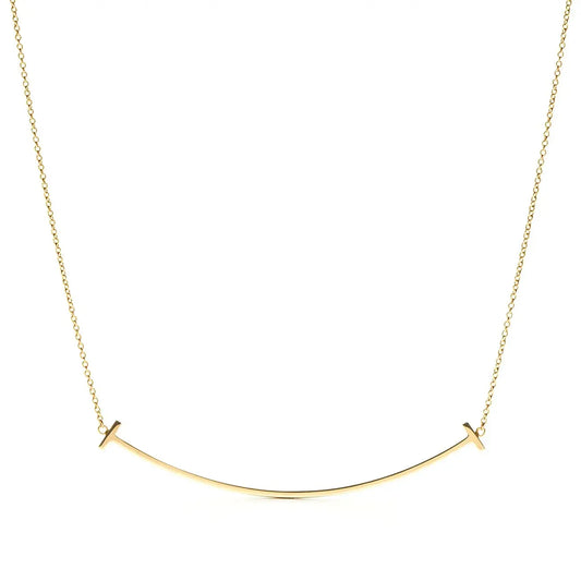 Minimalist Radiant Curved Pendant - Large-Necklaces-Blizzm