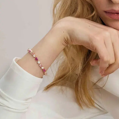 Mosaica Radiant Tennis Bracelet-Bracelets-Blizzm