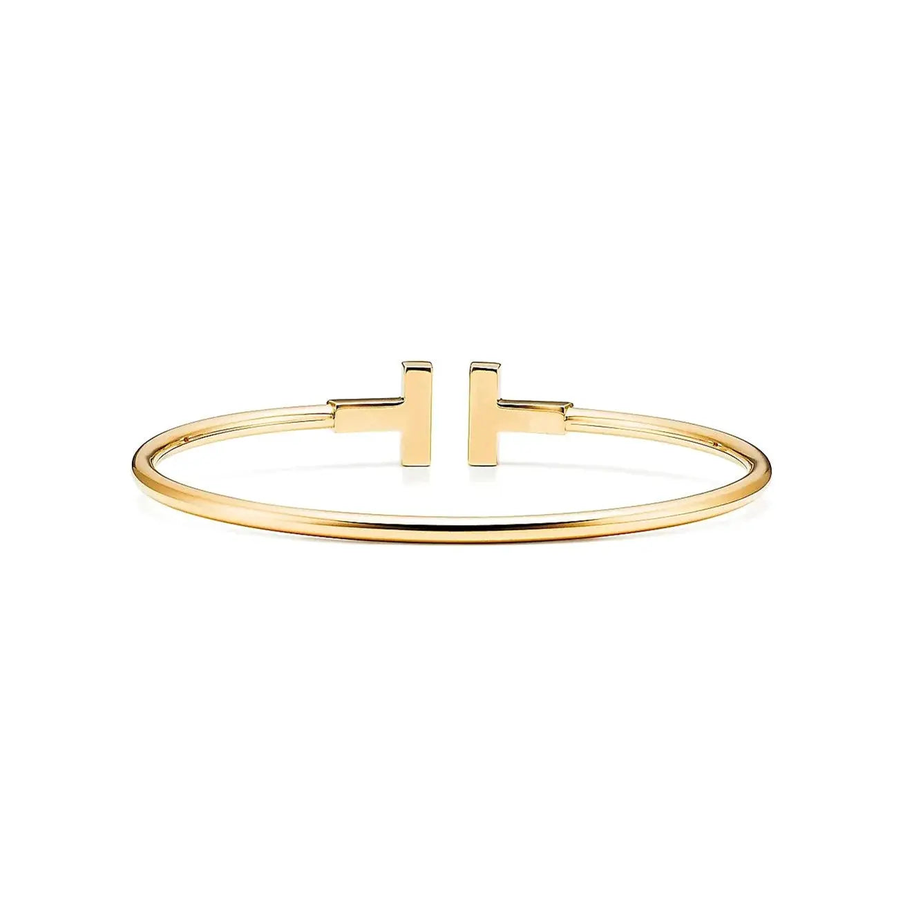 Mother of Pearl Wire Bangle-Bracelets-Blizzm