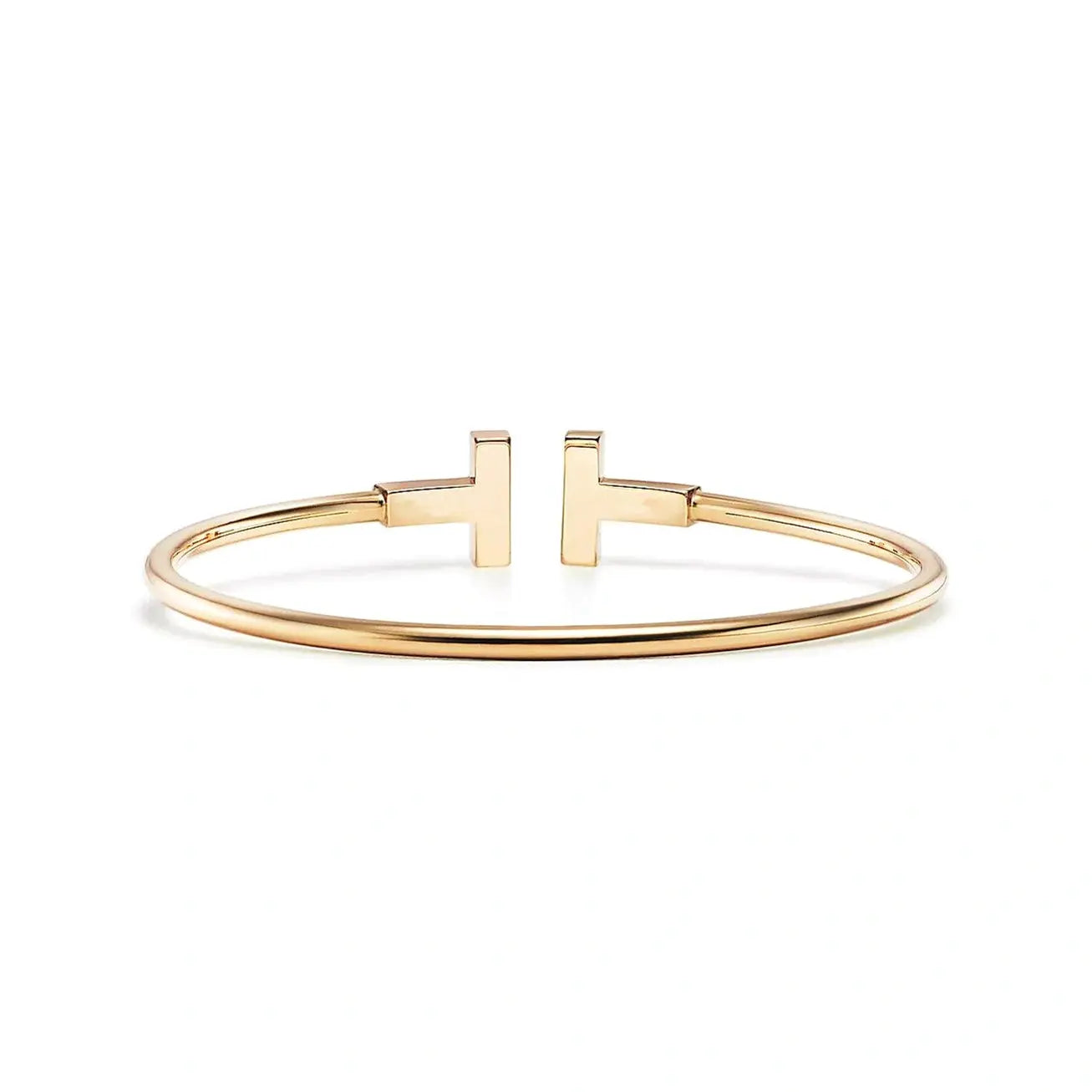 Mother of Pearl Wire Bangle-Bracelets-Blizzm