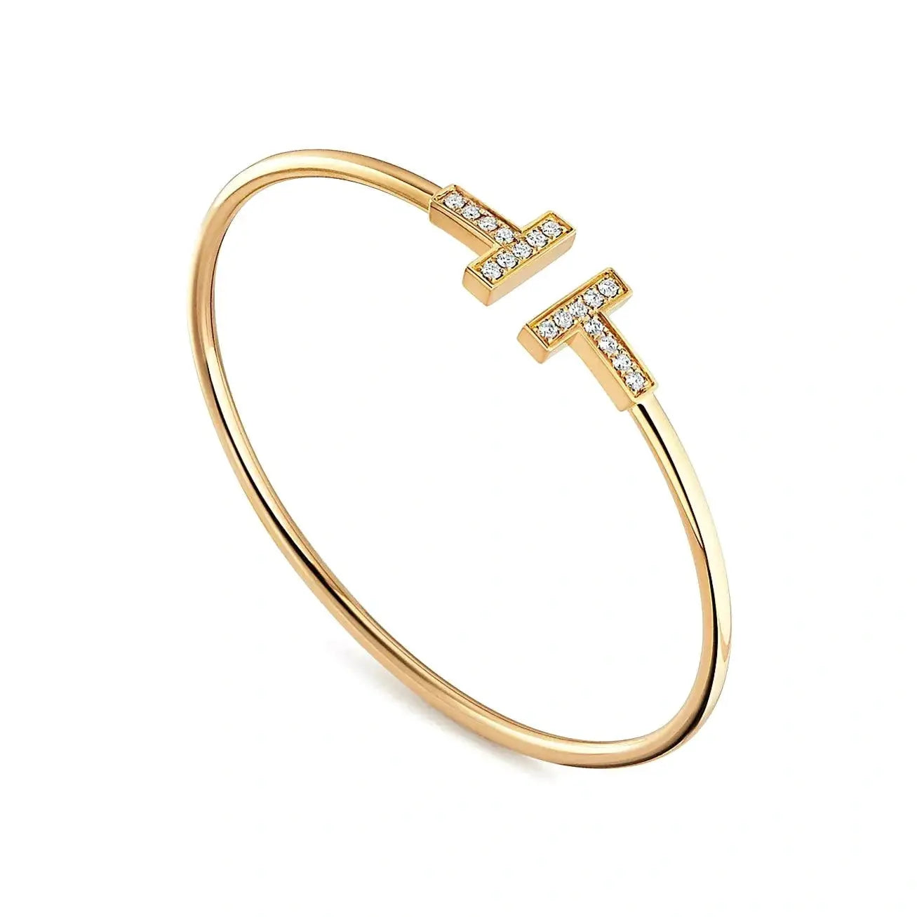 Mother of Pearl Wire Bangle-Bracelets-Blizzm