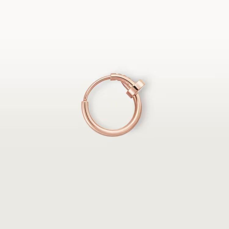 Nail Curve Mini Hoop Earring-Earrings-Blizzm