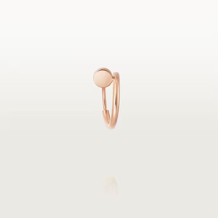 Nail Curve Mini Hoop Earring-Earrings-Blizzm