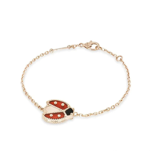 Open Wings Ladybug Bracelet – Spring Charm Edition-Bracelets-Blizzm