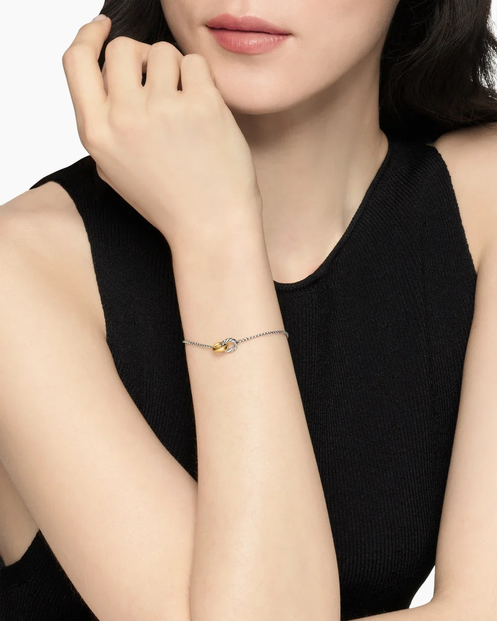 Petite Cable Link Bracelet-Bracelets-Blizzm
