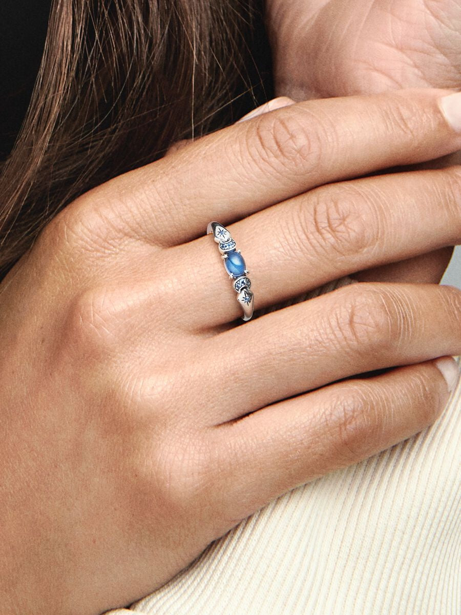 Princess Azure Dream Ring-Rings-Blizzm