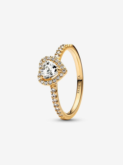Princess Elevated Heart Ring-Rings-Blizzm