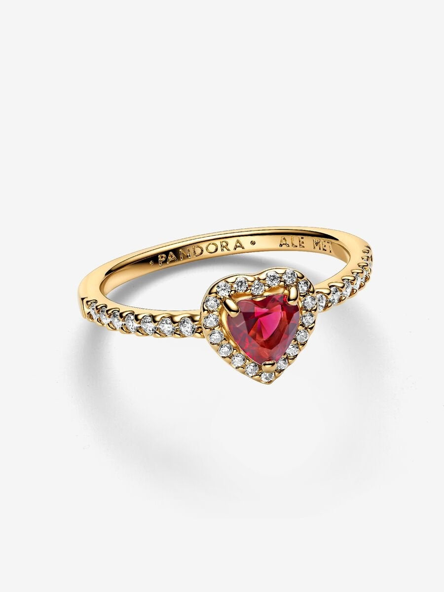 Princess Ruby Heart Ring-Rings-Blizzm