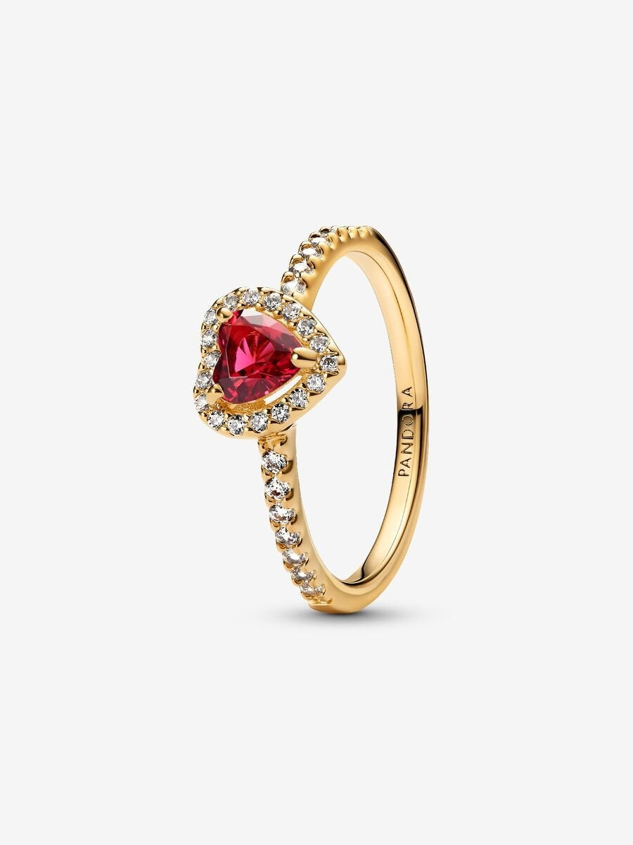 Princess Ruby Heart Ring-Rings-Blizzm
