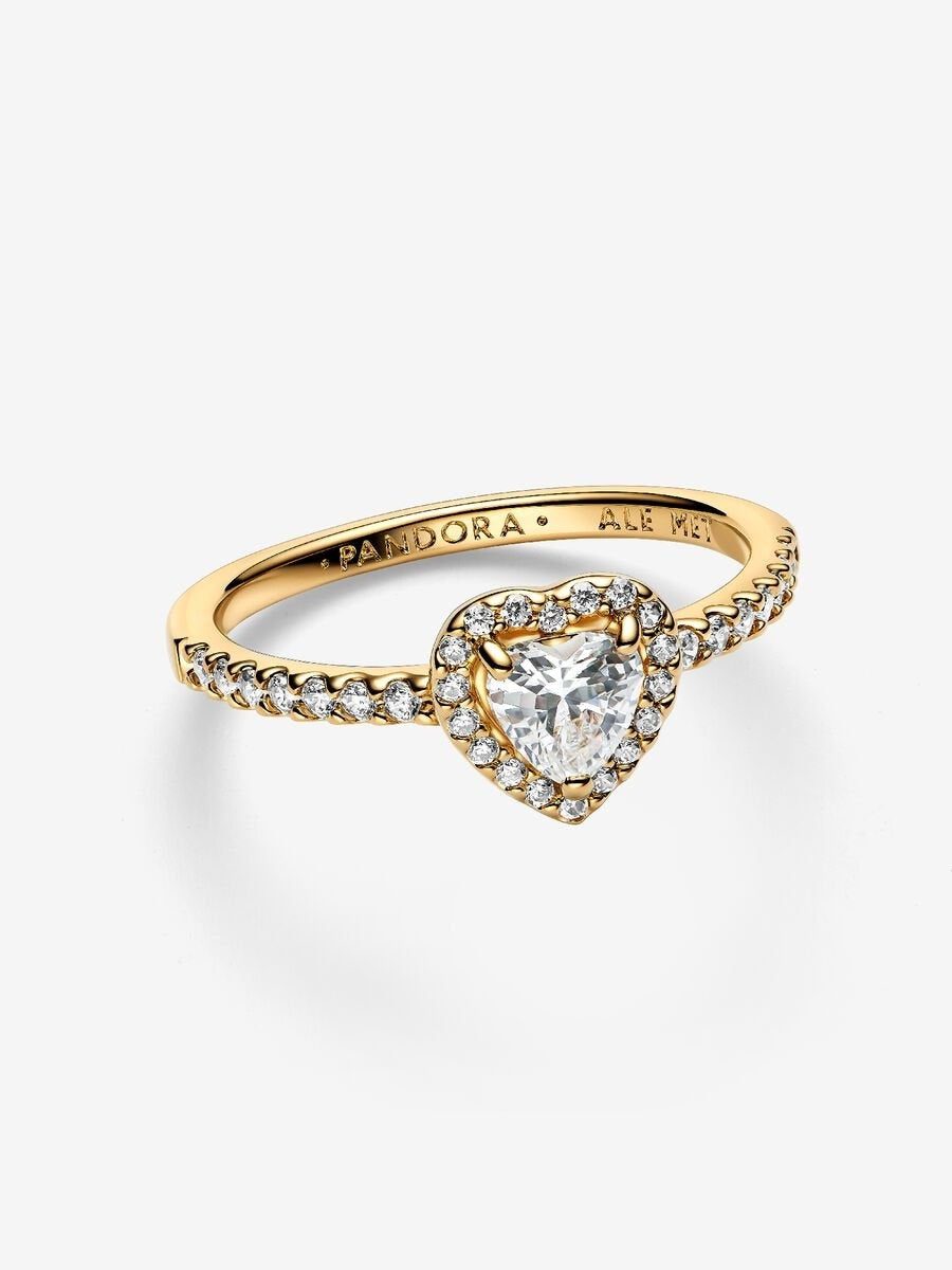 Princess Elevated Heart Ring