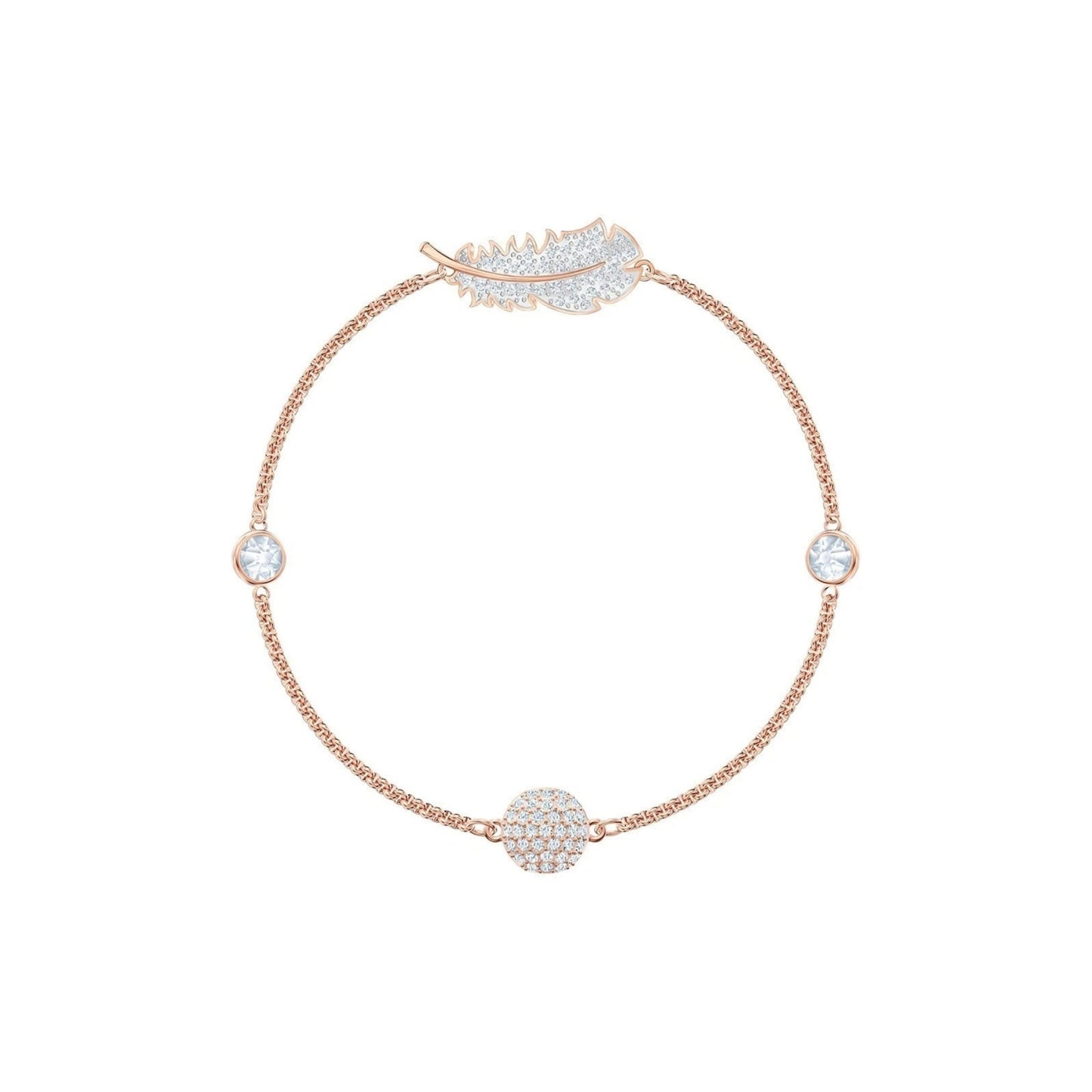 Rose Feather Harmony Bracelet-Bracelets-Blizzm
