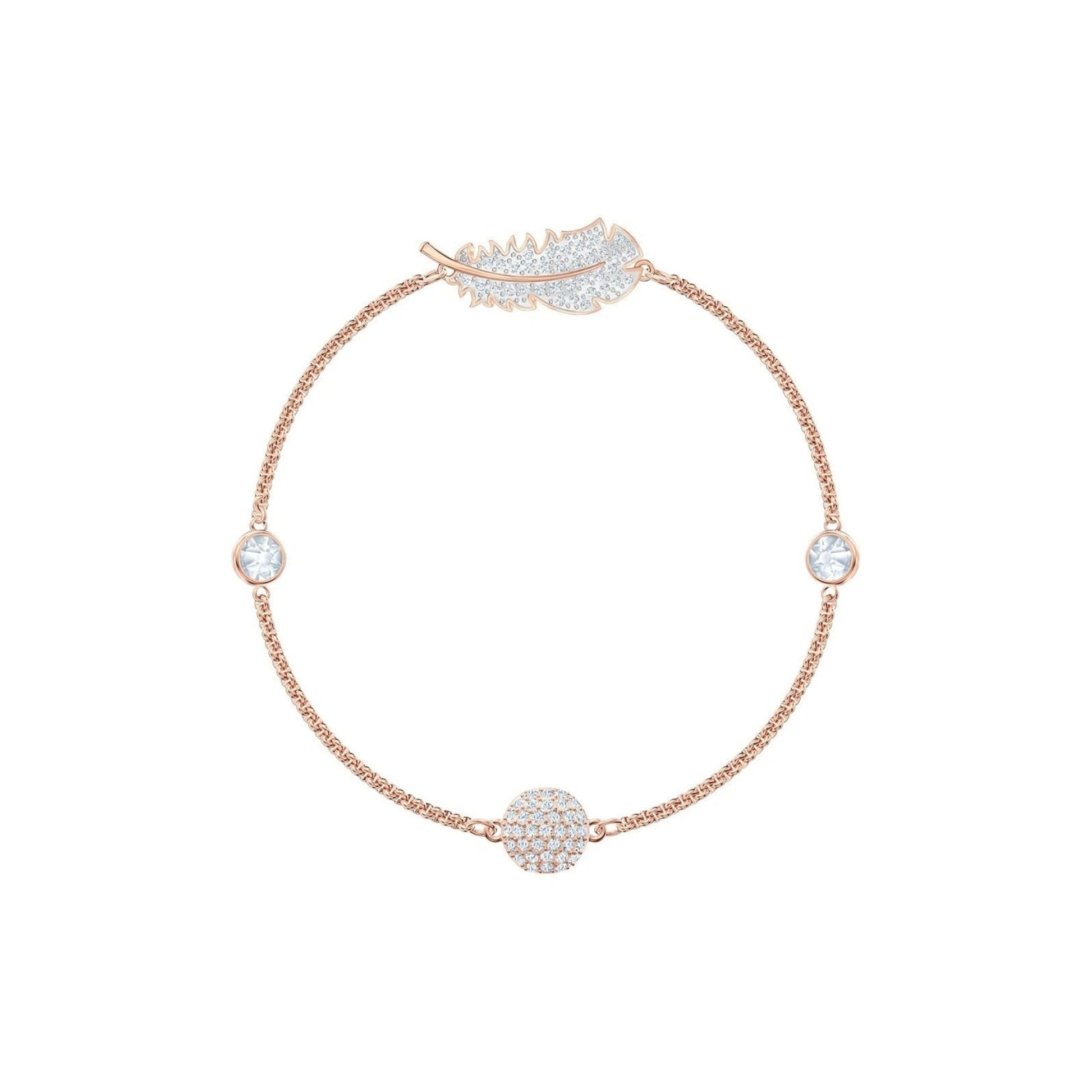 Rose Feather Harmony Bracelet-Bracelets-Blizzm