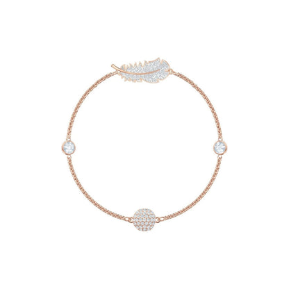 Rose Feather Harmony Bracelet-Bracelets-Blizzm