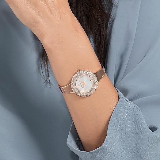Rose Gold Twilight Crystal Watch-Watches-Blizzm